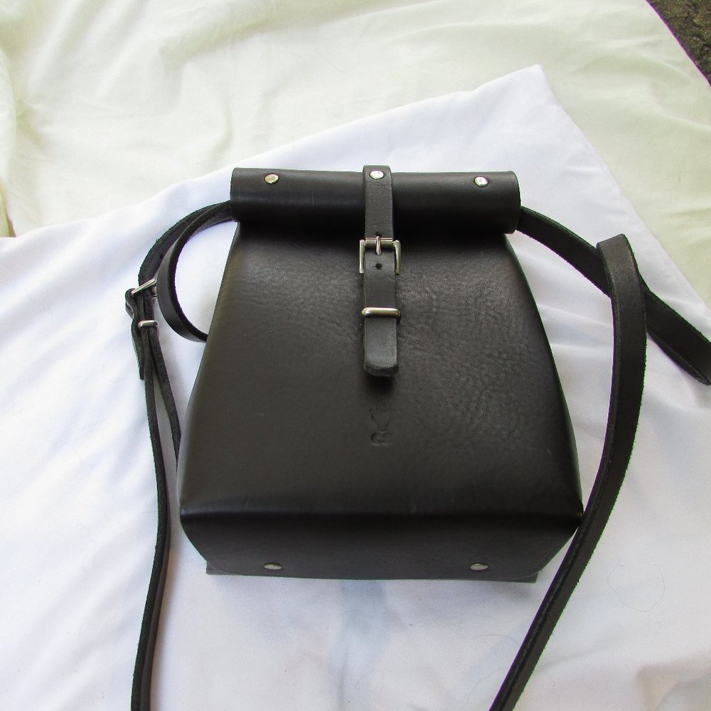 Black Leather Purse